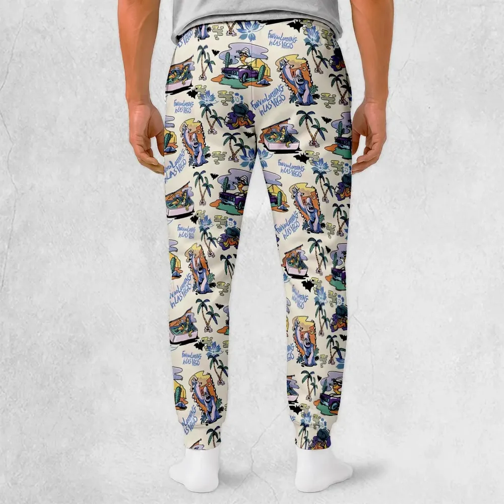 Vacation Fear and Loathing In Las Vegas Pattern Sweatpants - 2