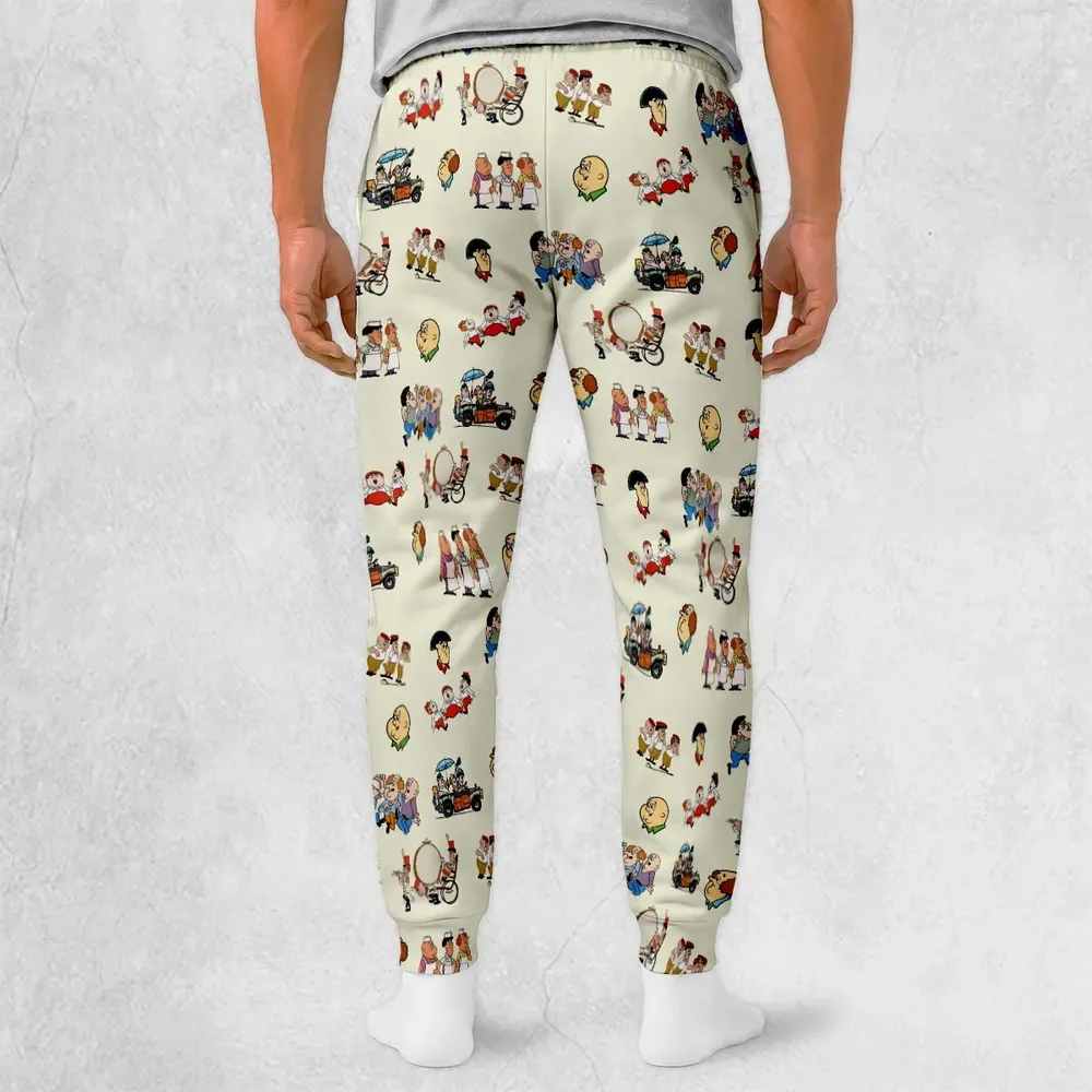Three Stooges Cartoon 1965 Sweatpants - 2