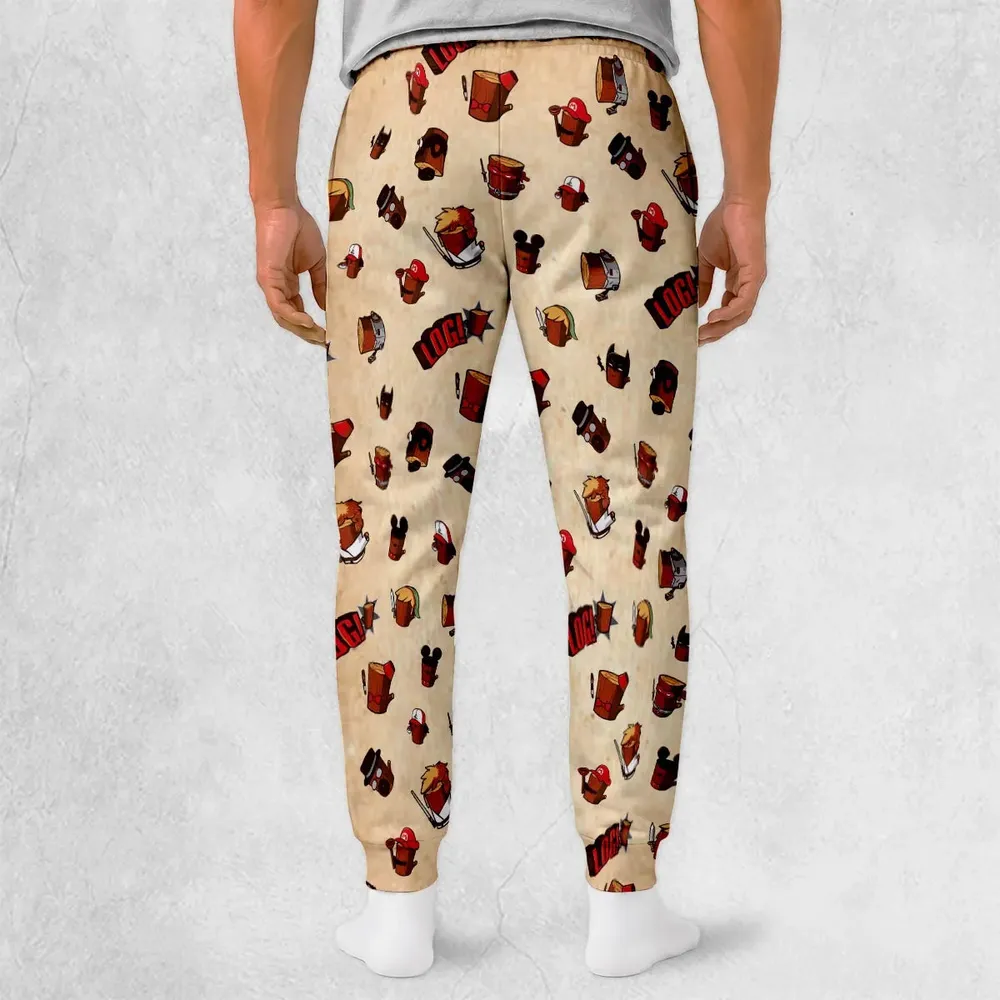 Pop Culture Characters Logs  Ren & Stimpy Sweatpants - 2