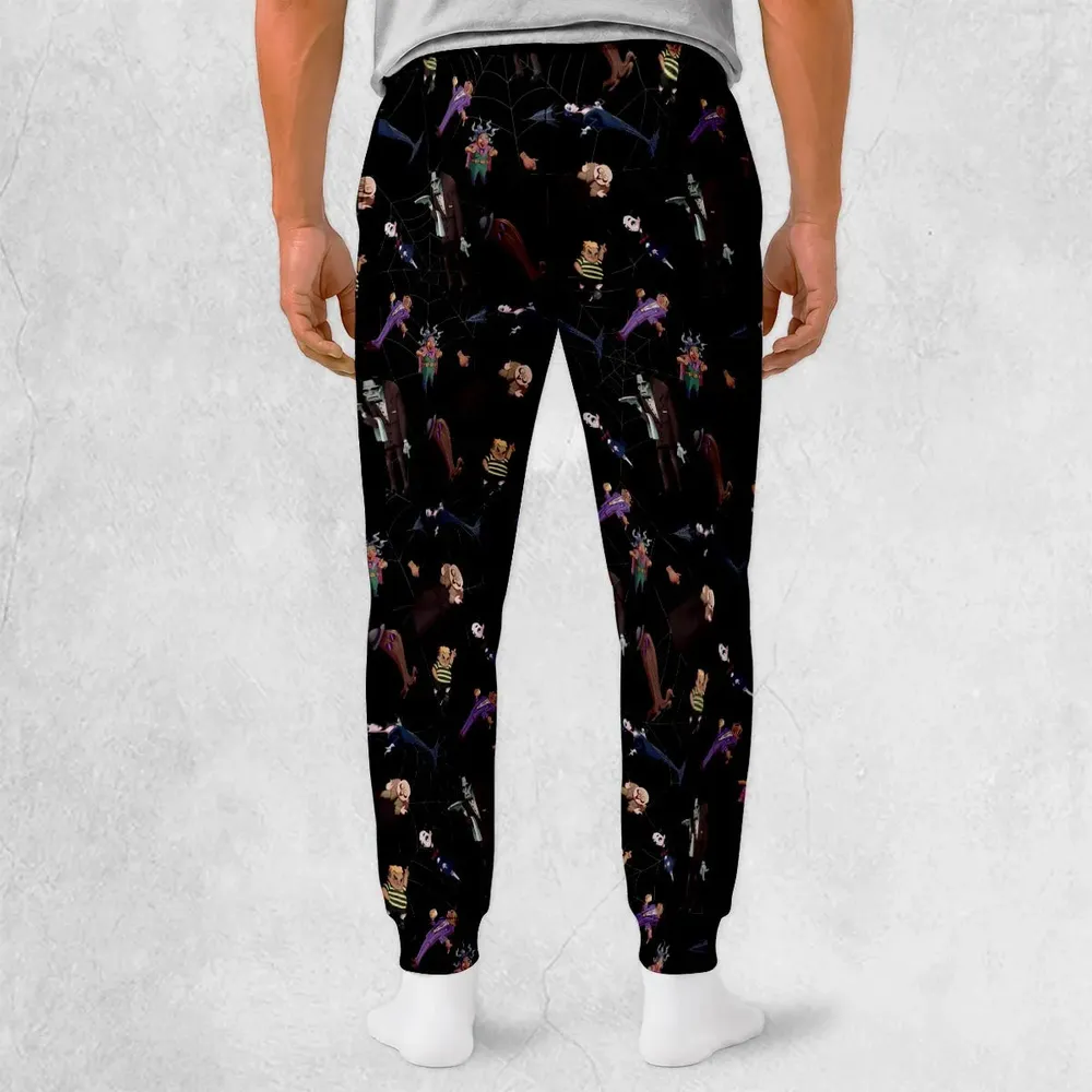 Groovie Addams Family  Cartoon Characters Sweatpants - 2