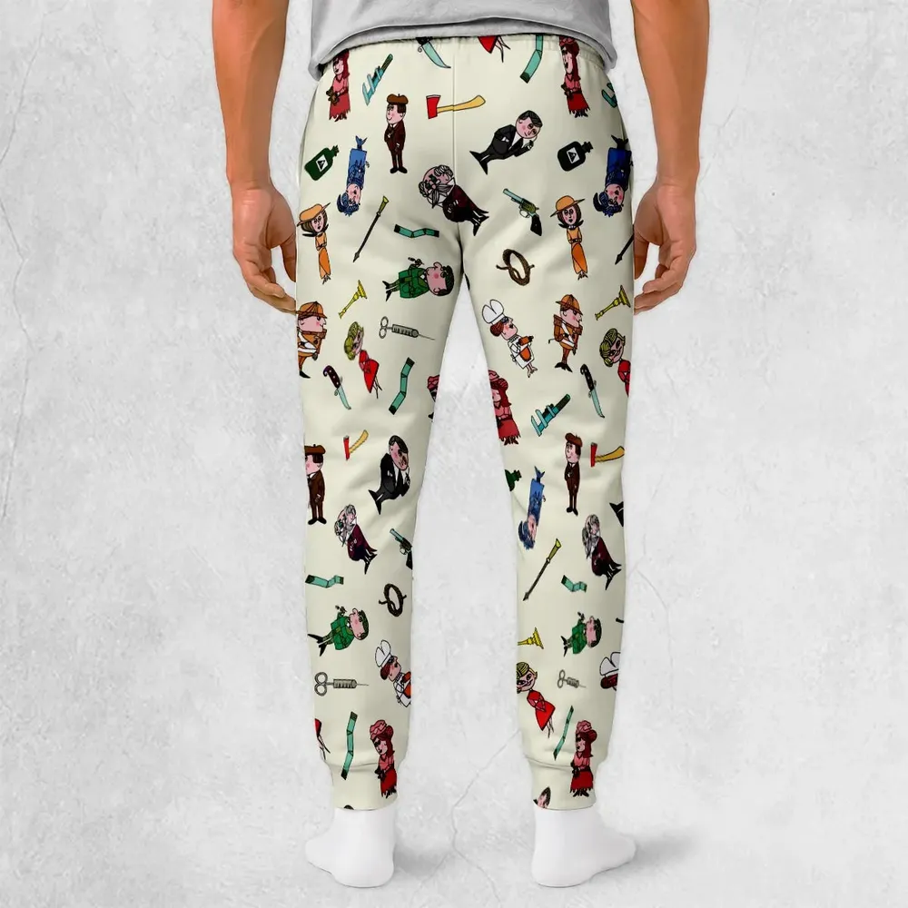 Clue Board Game Characters Sweatpants - 2