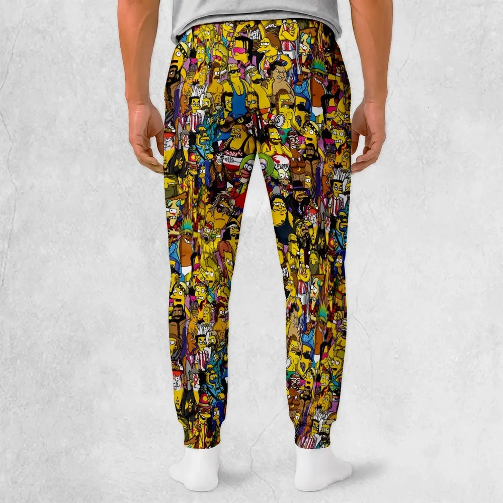 WWF Simpsons Sweatpants - 2