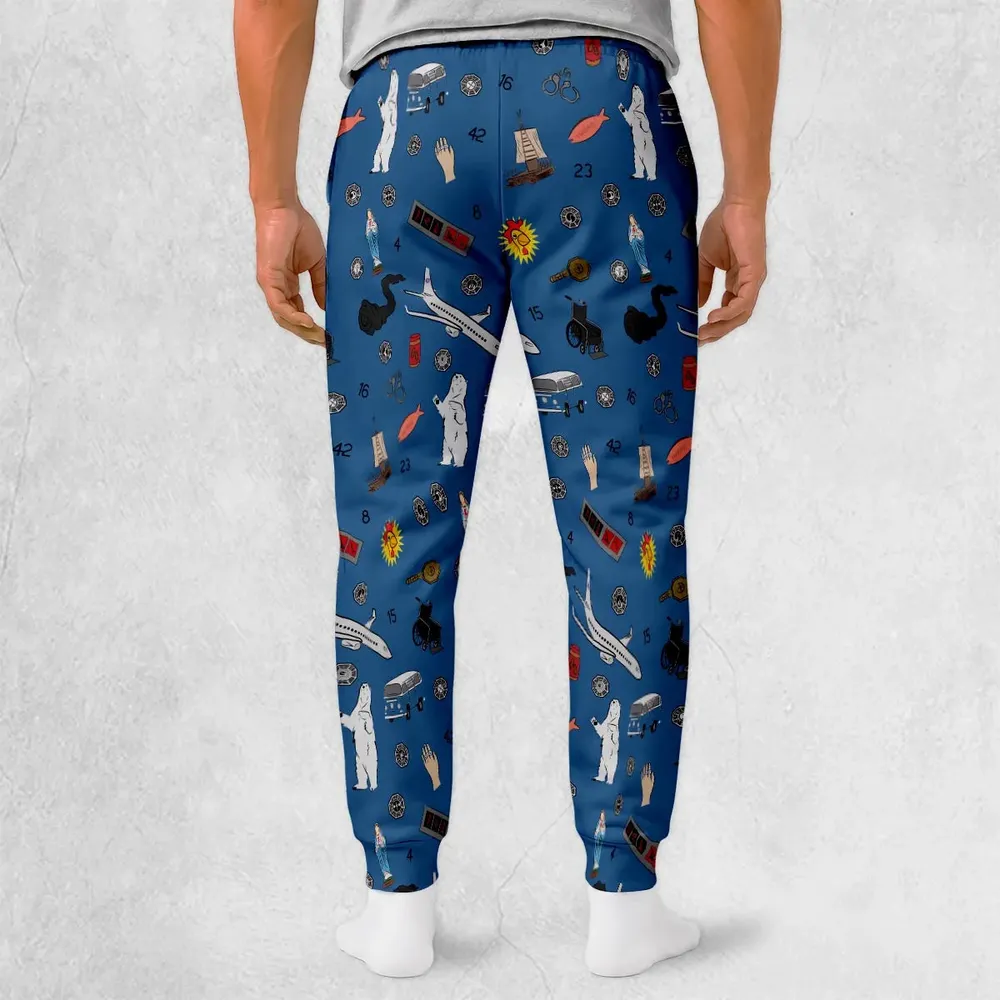 Get Lost Again Lost TV Show Sweatpants - 2