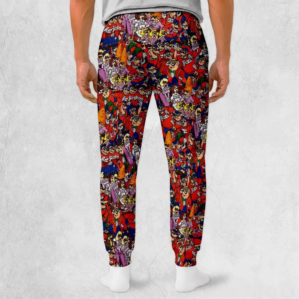 Beagle Boys Patterns Sweatpants - 2