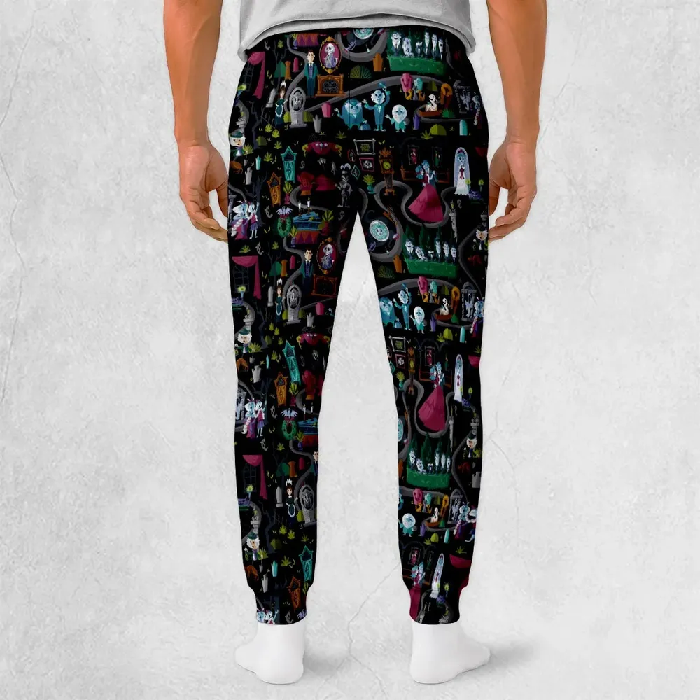 Haunted Mansion Map Sweatpants - 2