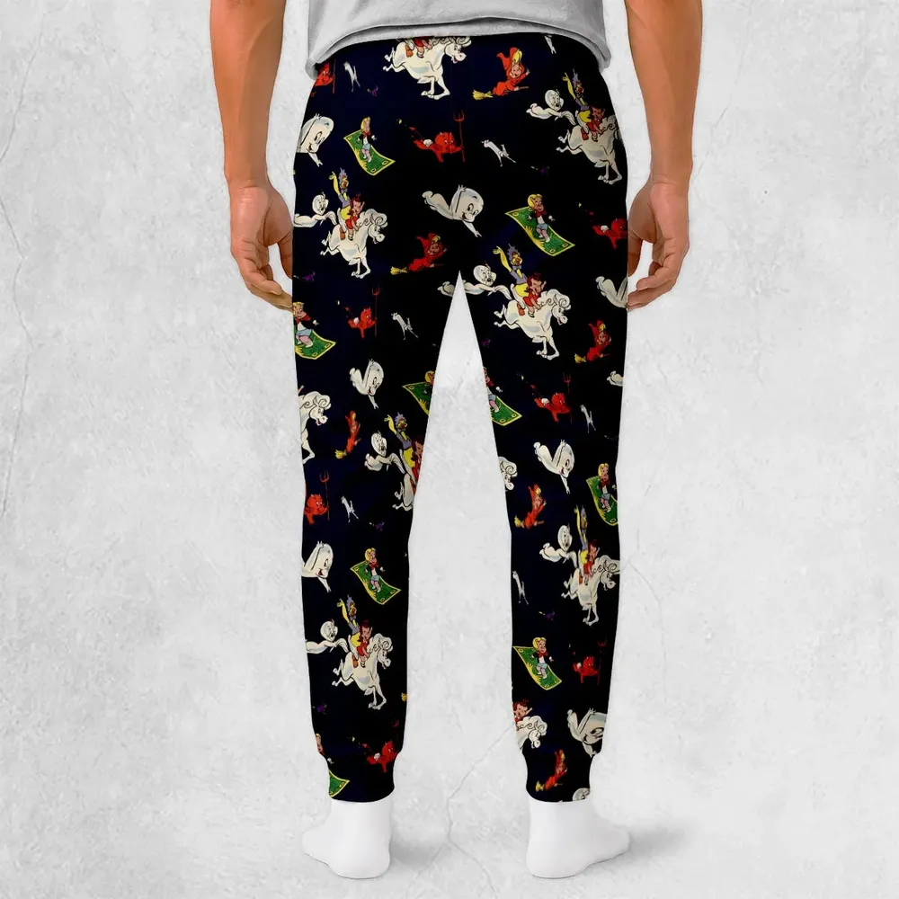 Casper Richie Rich Harvey Comic Characters Sweatpants - 2