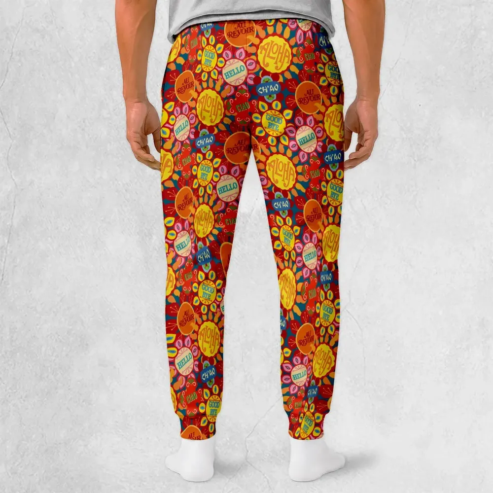 It's a Small World Flowers Sweatpants - 2
