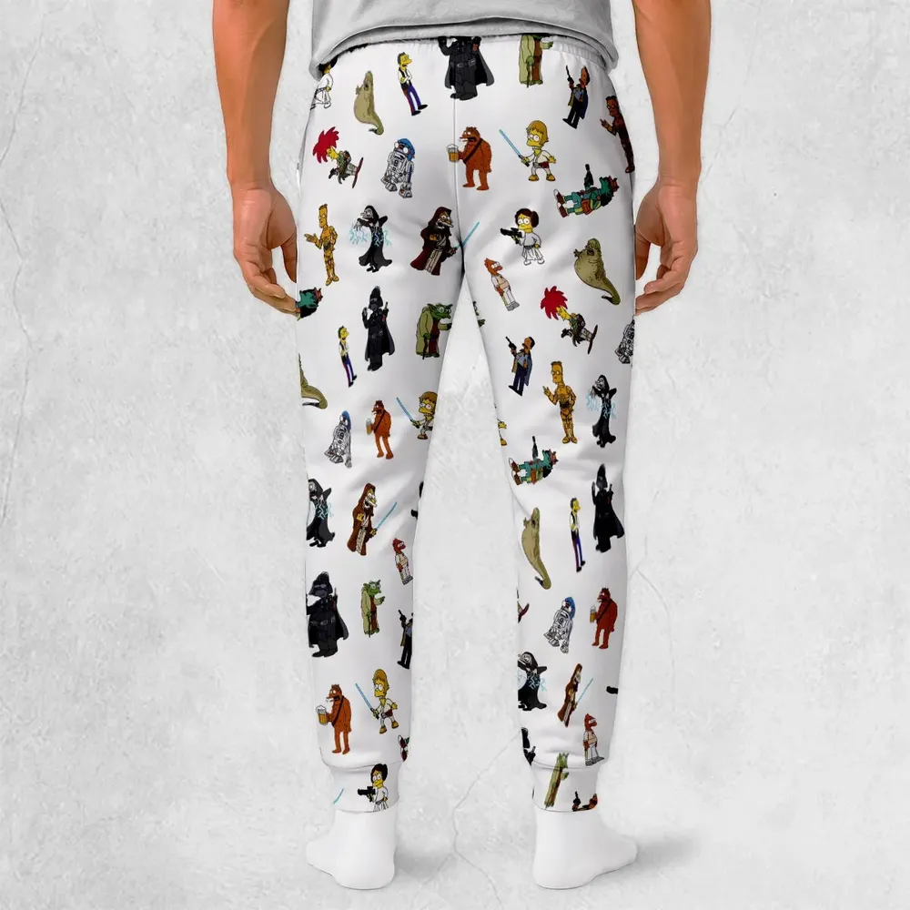 Simpsons Star Wars Mashup Sweatpants - 2