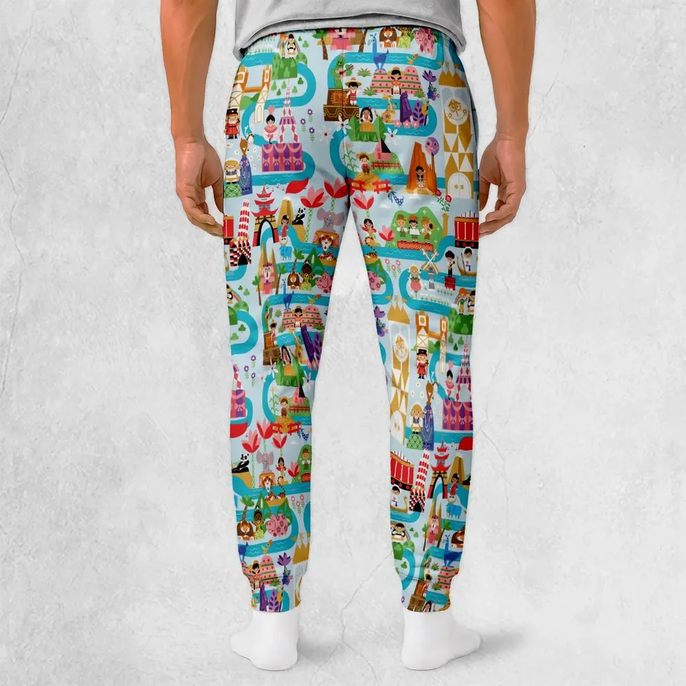 It's Small World Map Sweatpants - 2