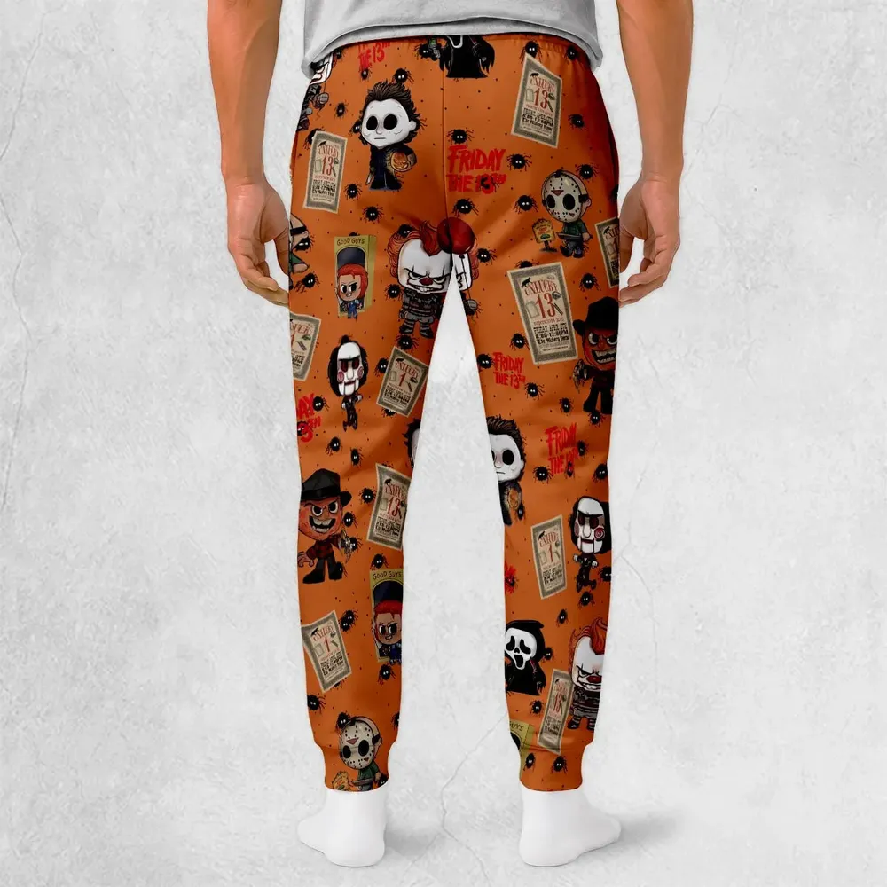 Chibi Horror Characters Sweatpants - 2