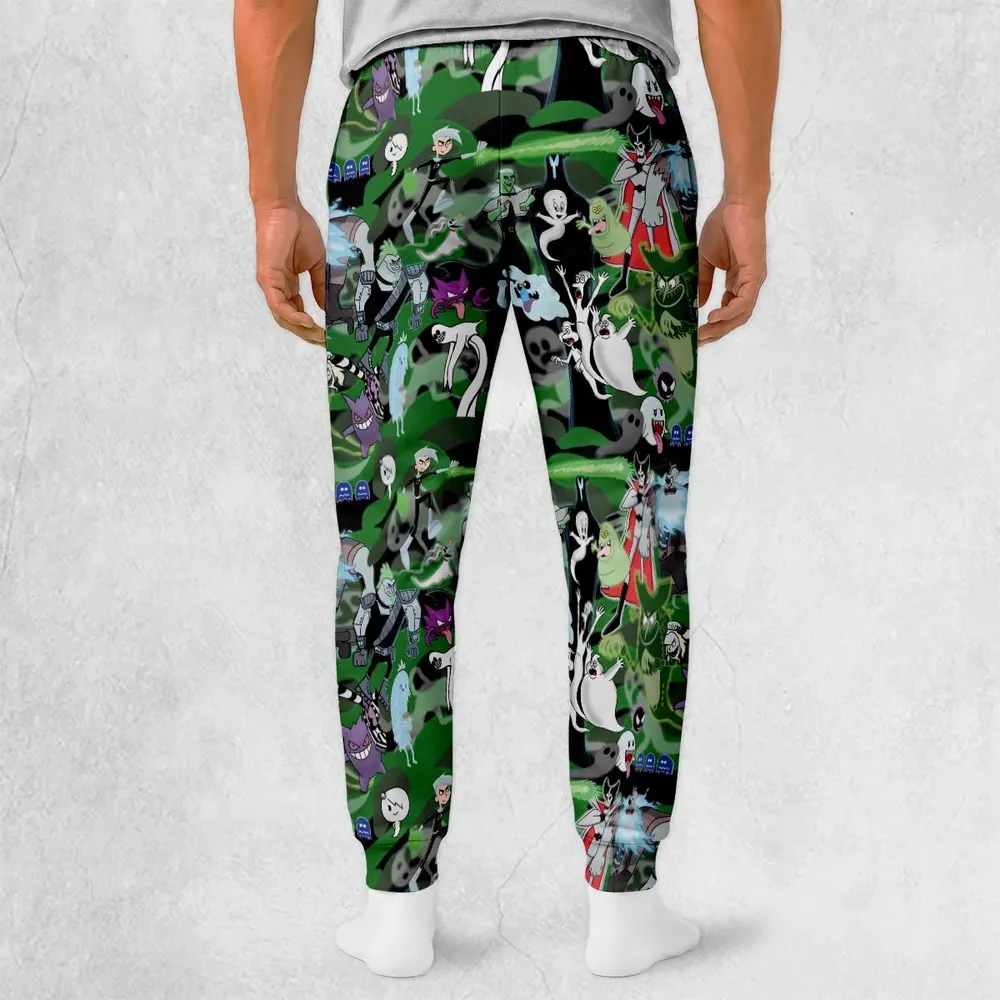Ghost Cartoon Characters Sweatpants - 2