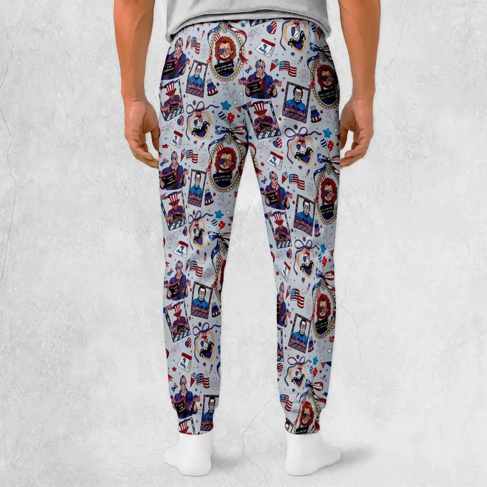 Patriotic Horror Sweatpants - 2