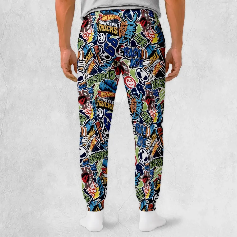 Hot Wheels Monster Trucks Logos Sweatpants - 2