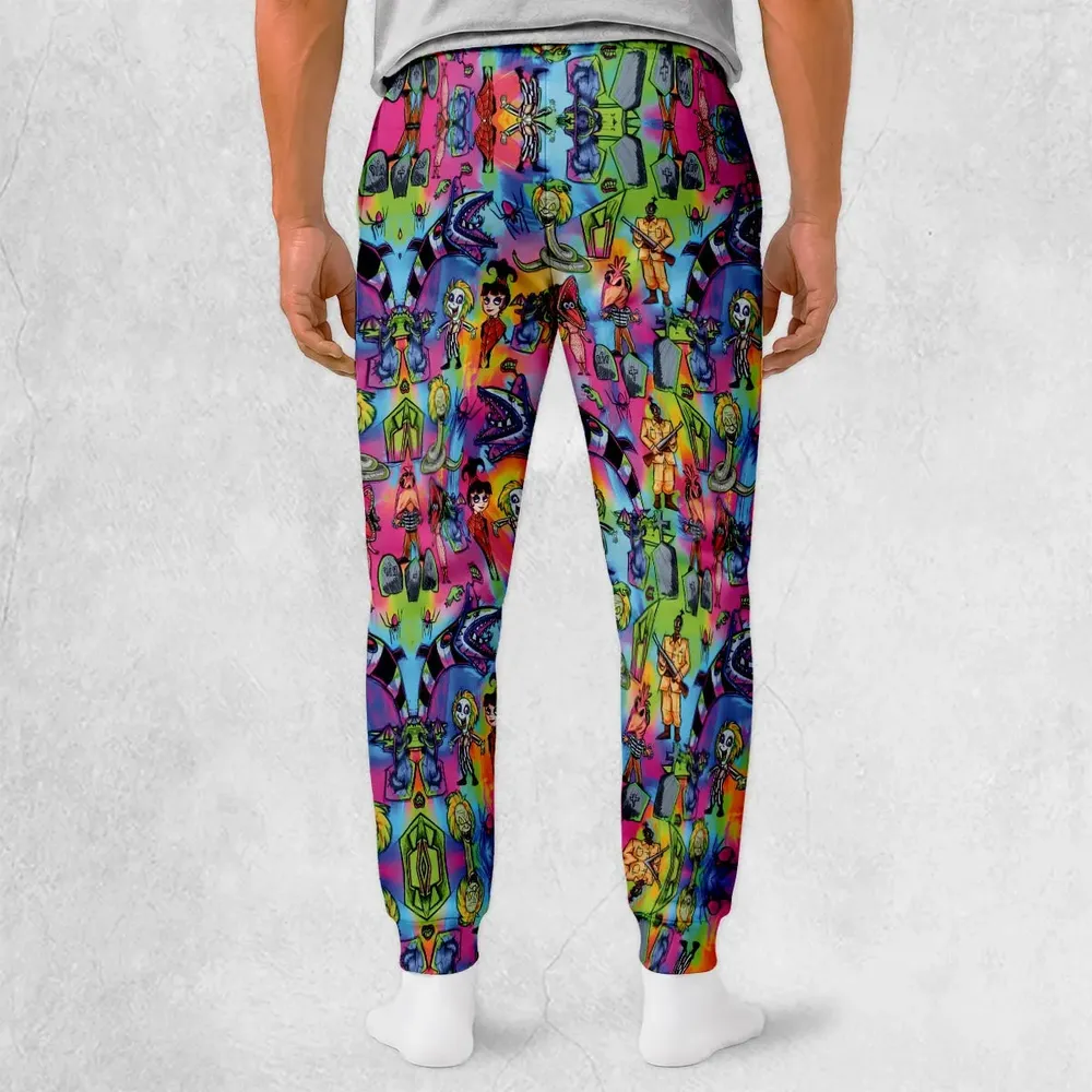 Hauntingly Stylish Beetlejuice Sweatpants - 2