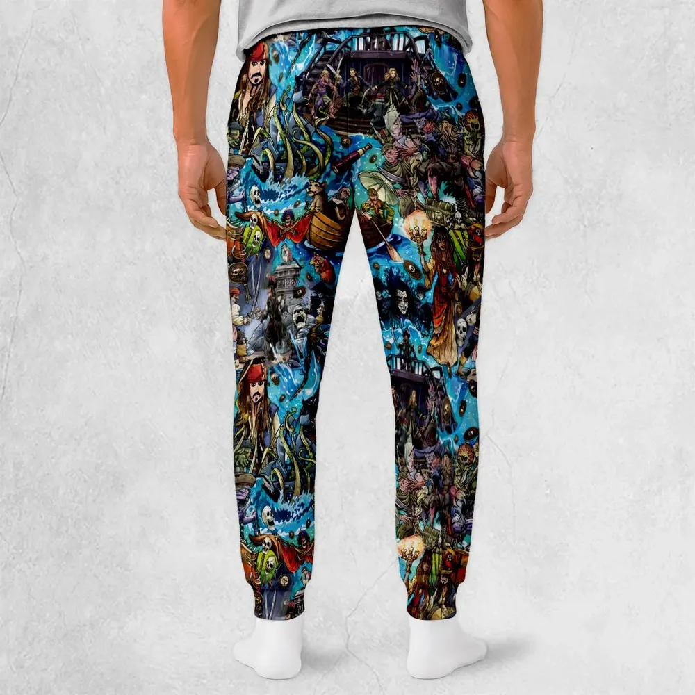 Travel And Fight Pirates of the Caribbean Sweatpants - 2