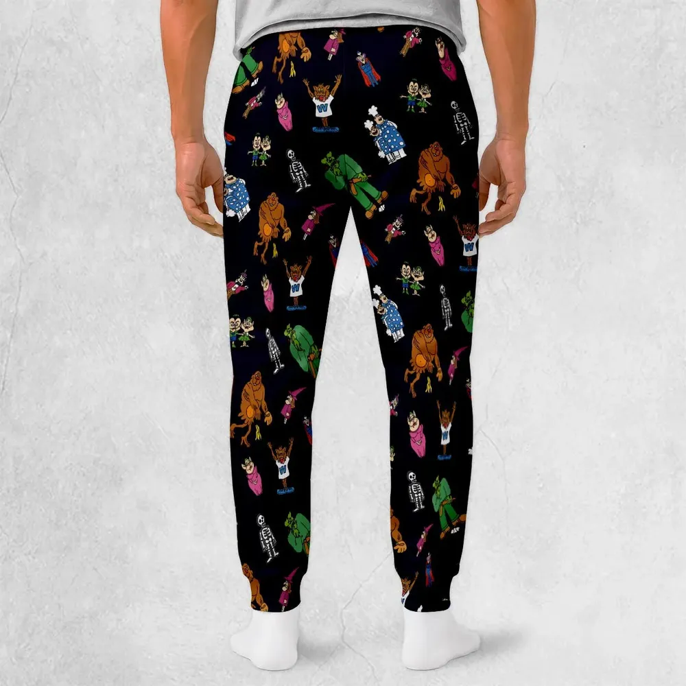 Nostalgic Food Mascots Burger Chef Sweatpants - 2
