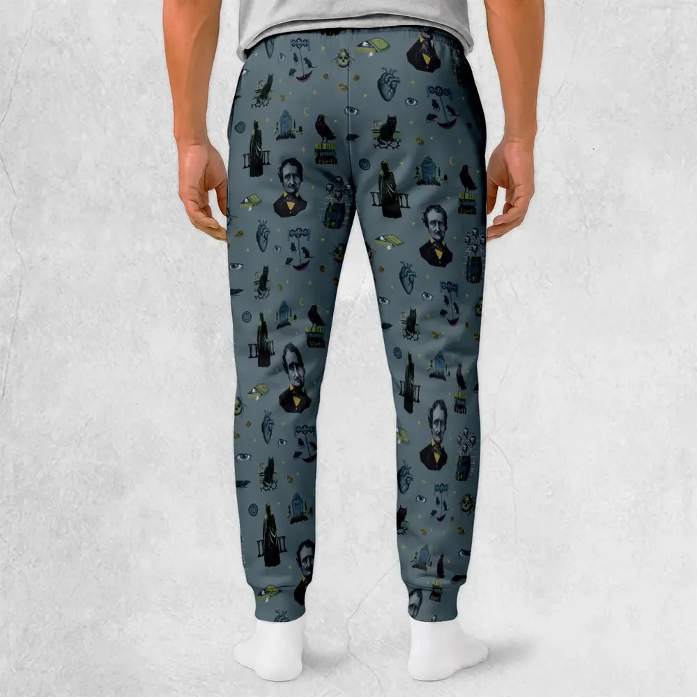 The Dark Themed Edgar Allan Poe Sweatpants - 2