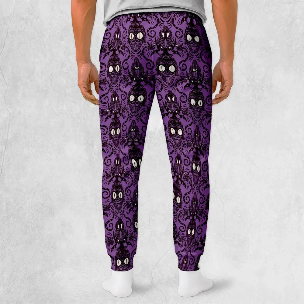 Beetlejuice Haunted Mansion Themed Sweatpants - 2