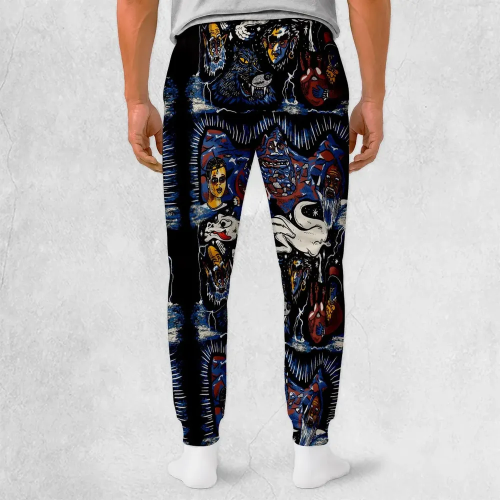 Mystery Falkor Neverending Story Sweatpants - 2