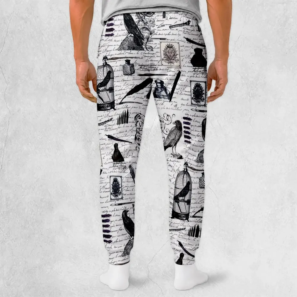 Nevermore The Raven Edgar Allan Poe Sweatpants - 2