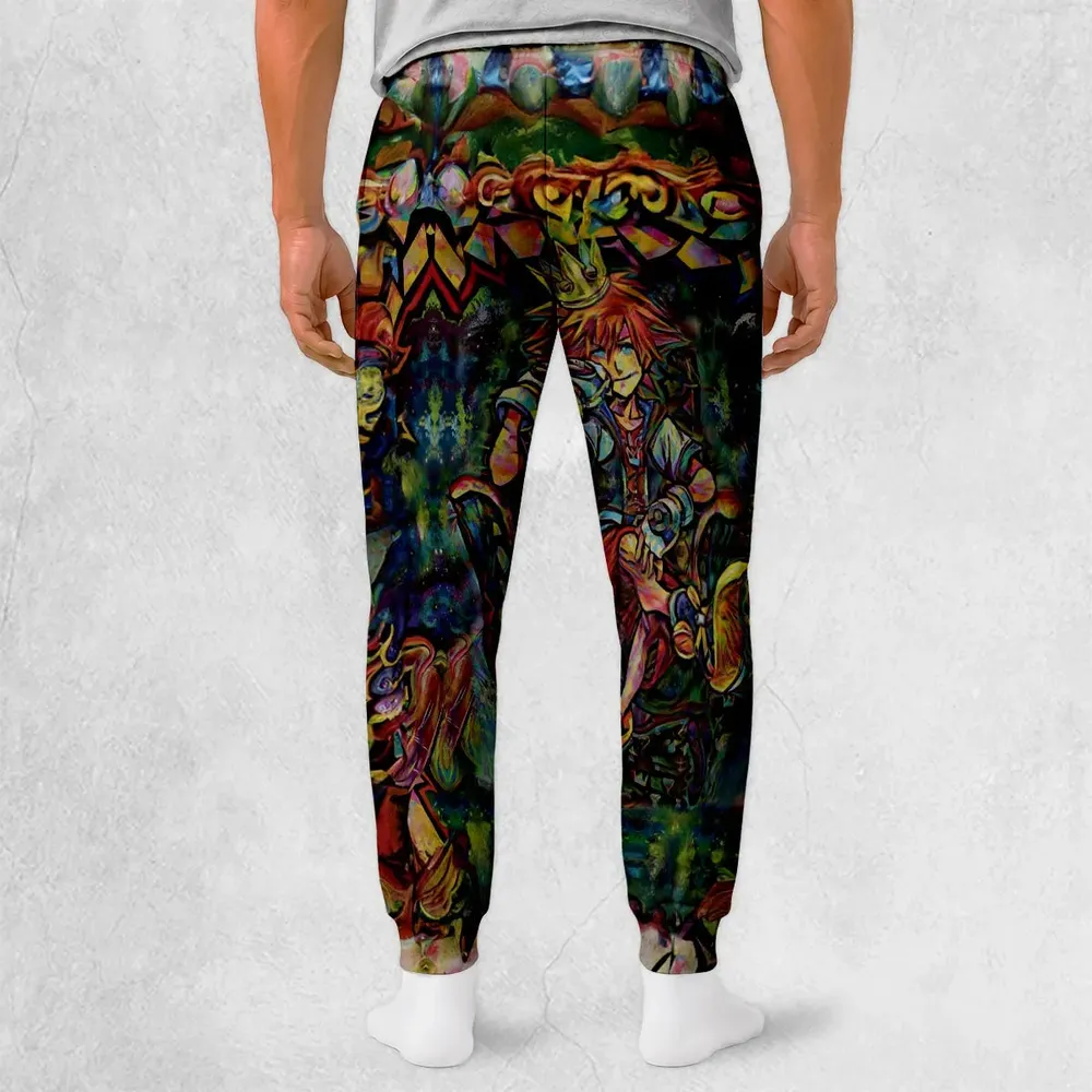 Trippy Sora Kingdom Hearts Sweatpants - 2