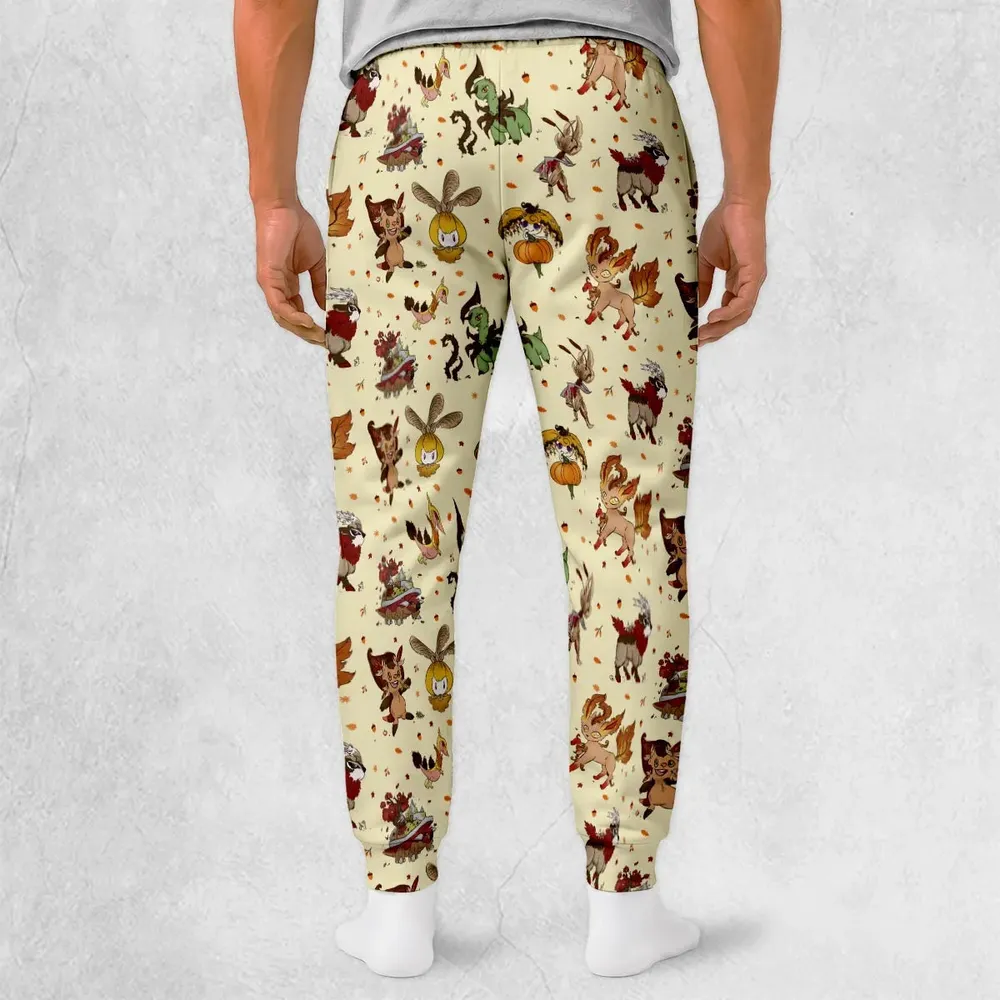 Autumn Vibes Pokemon Pattern Sweatpants - 2