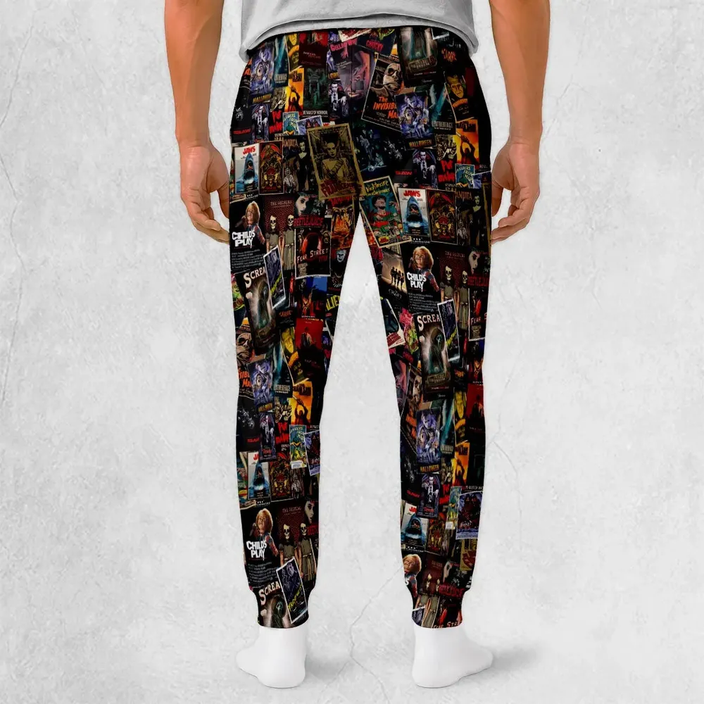 Vintage Horror Pattern Sweatpants - 2