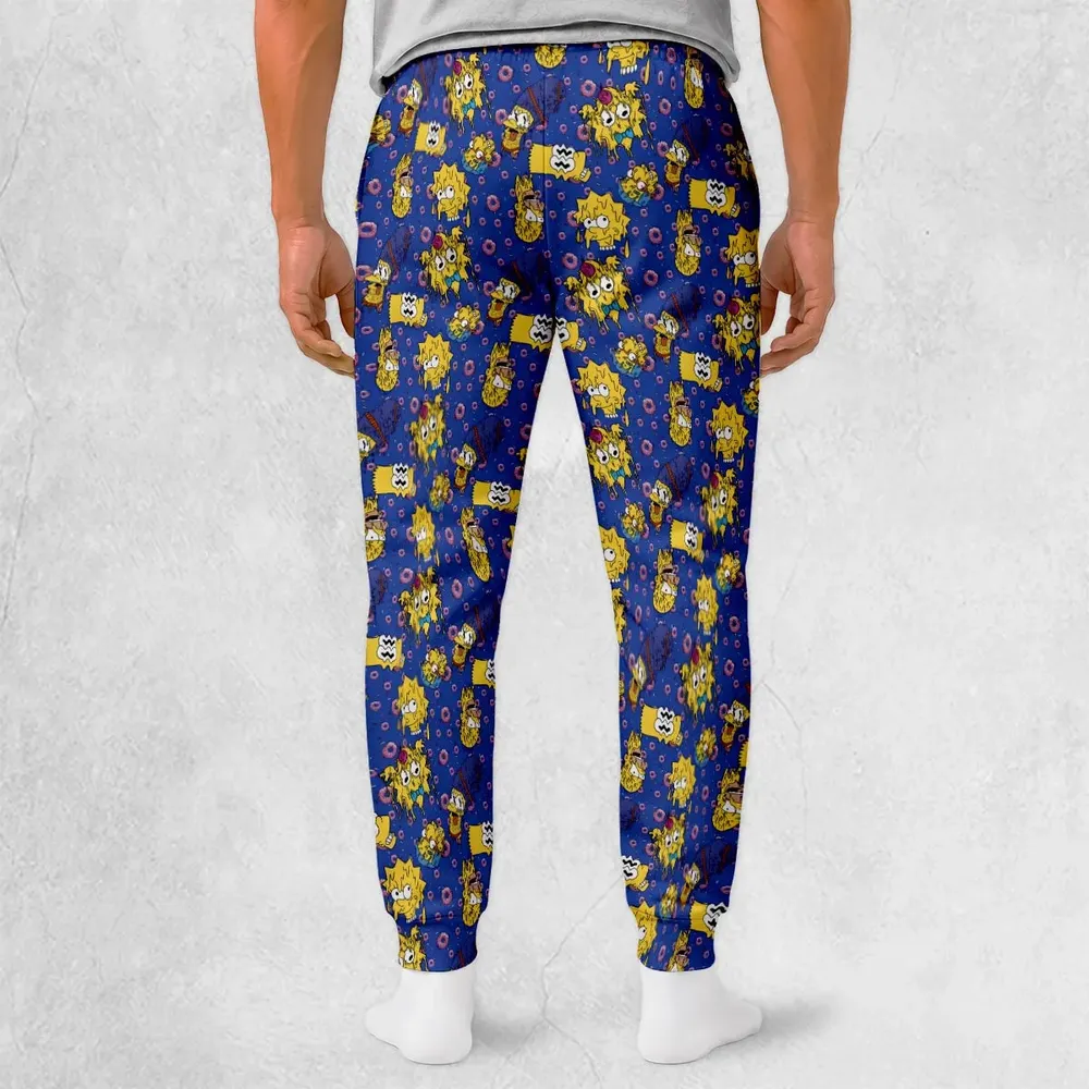 Trippy Simpsons Melting Sweatpants - 2