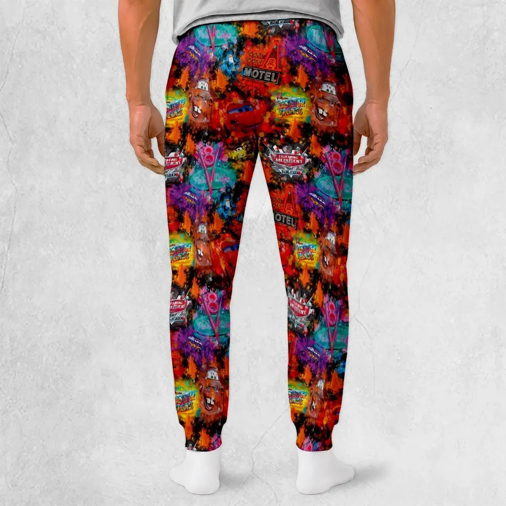 Neon Radiator Spring Cars Sweatpants - 2