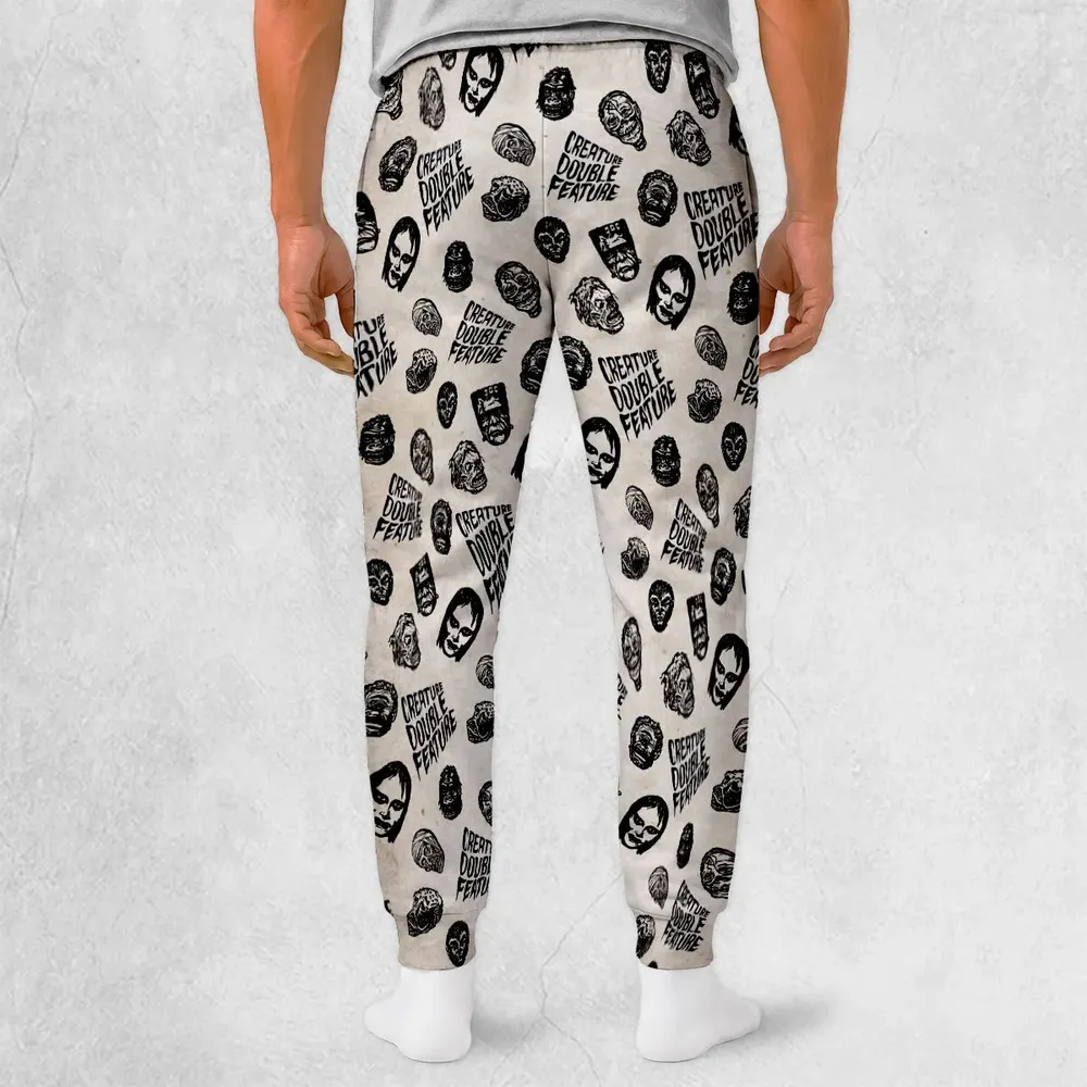 Creature Double Feature Horror Characters Sweatpants - 2