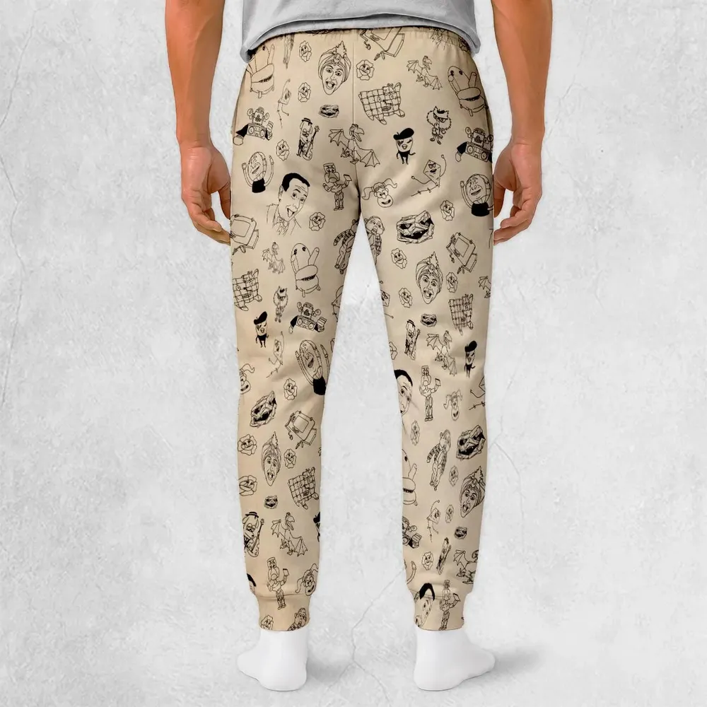 Pee-Wee's Playhouse Characters Sweatpants - 2