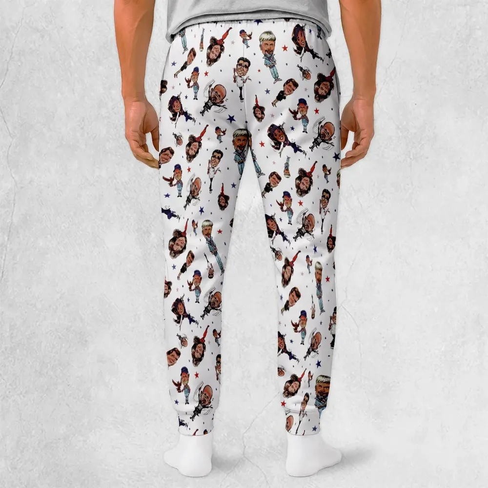 Red White Blaine Waiting For Guffman Sweatpants - 2
