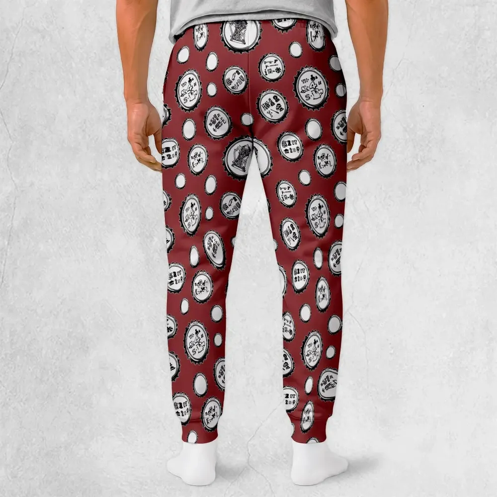 Recall Memories Beer Cap Puzzles Sweatpants - 2