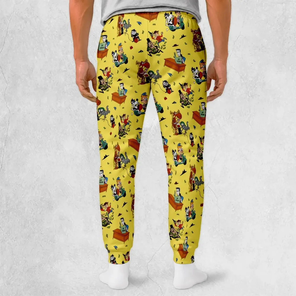 Moose And Squirrel The Adventures of Rocky and Bullwinkle Sweatpants - 2