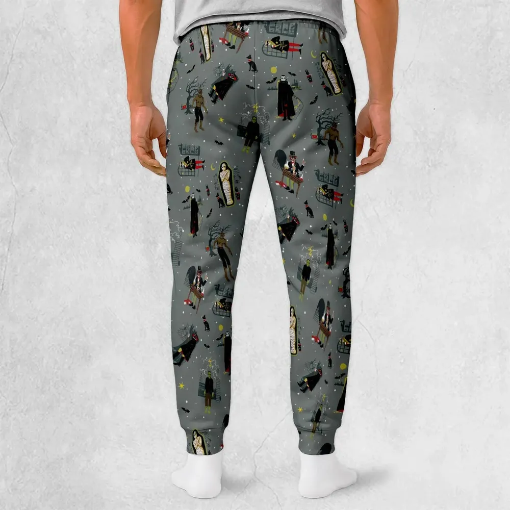 Classic Monsters Halloween Sweatpants - 2