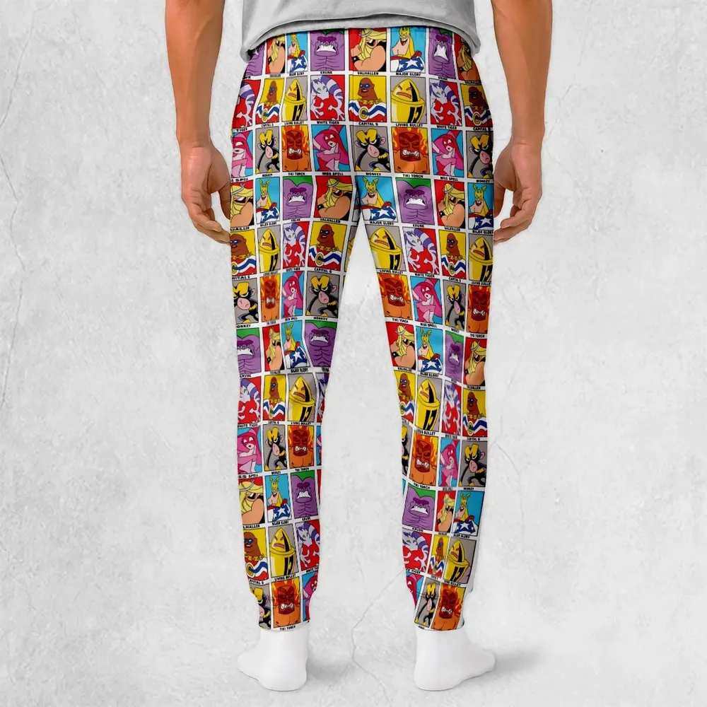 Cartoon Power The Justice Friends Sweatpants - 2