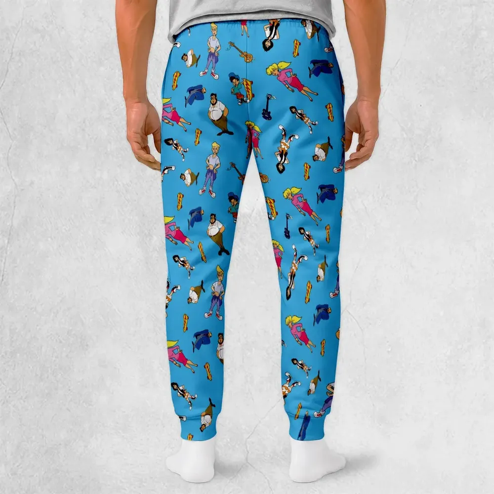 Bill and Ted's Excellent Adventure Cartoon Show Sweatpants - 2