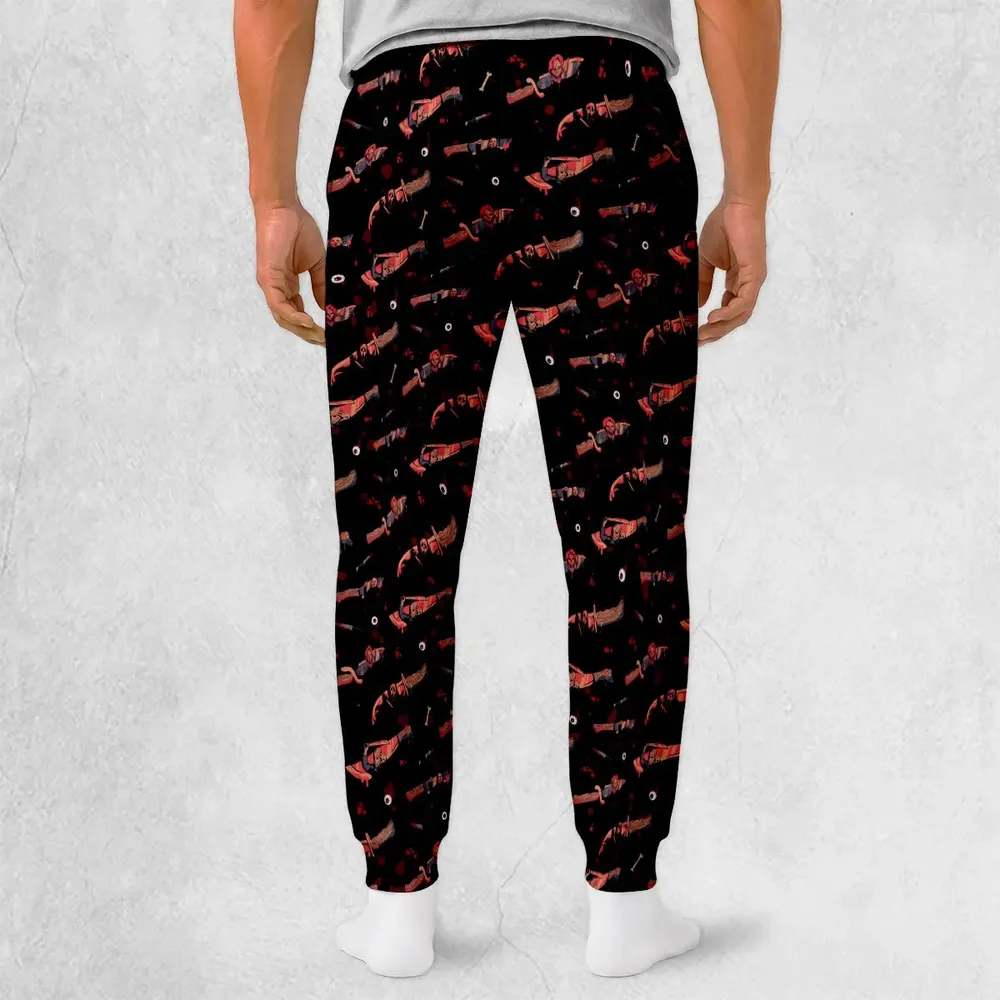 Knife Killers Horror Sweatpants - 2