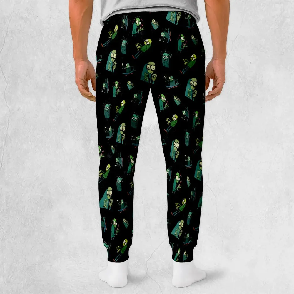 Salad Finger Pattern Sweatpants - 2