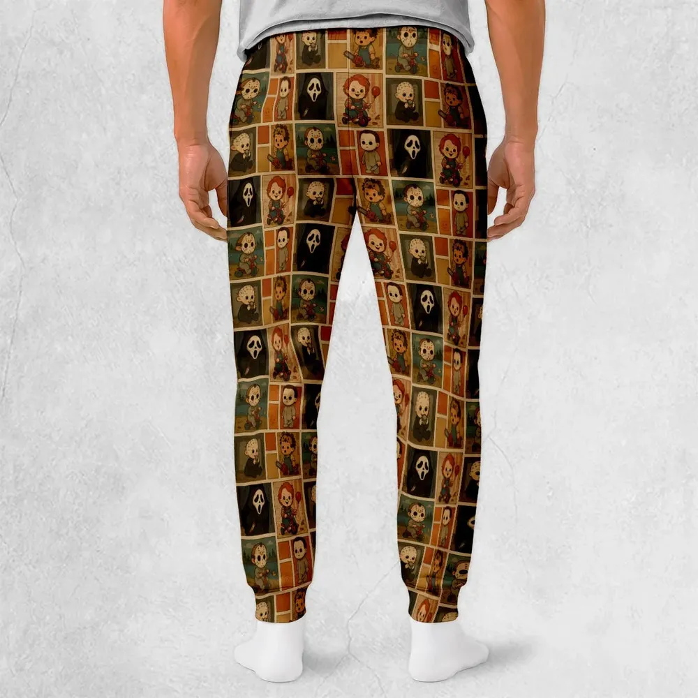 Cute Baby Horror Icons Sweatpants - 2