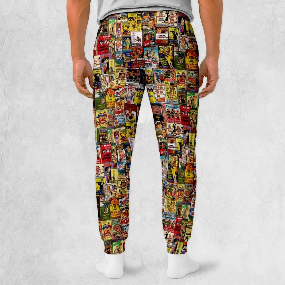 Vintage Comedy Film Posters Sweatpants - 2