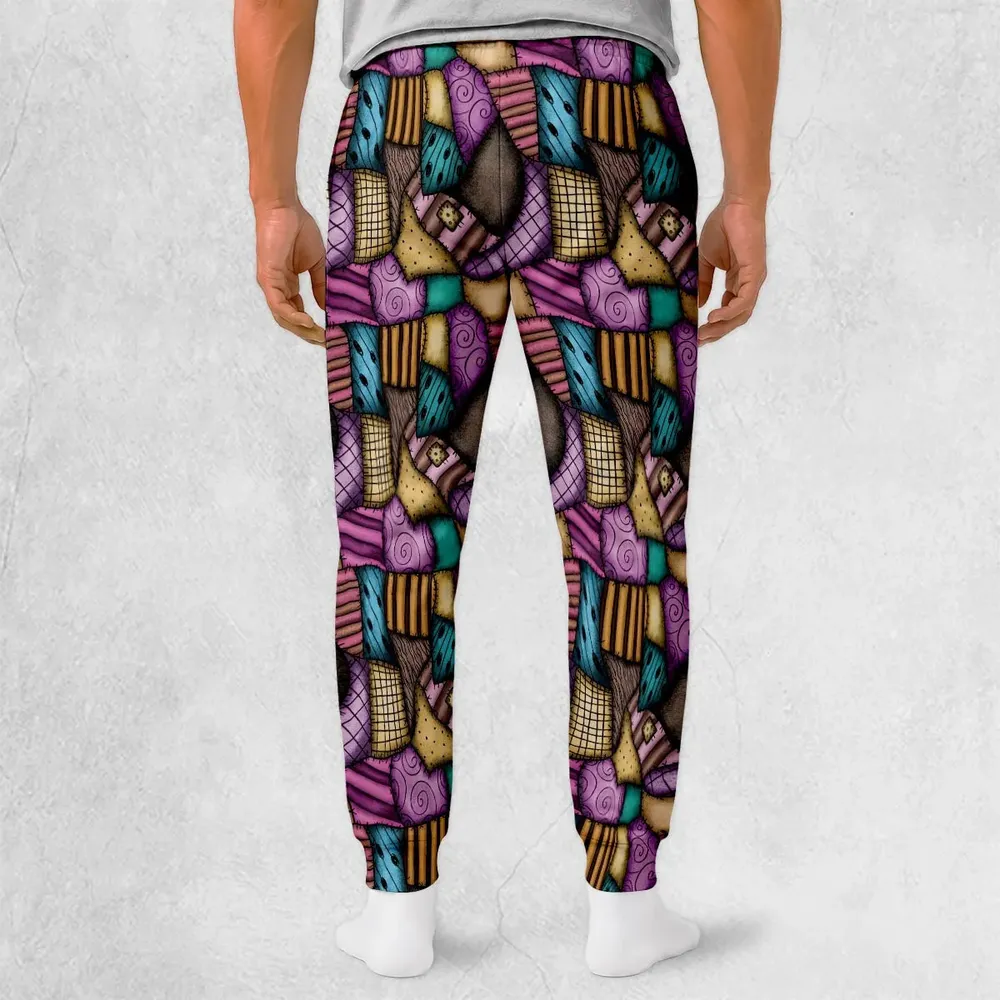 Sally Patches The Nightmare Before Christmas Sweatpants - 2