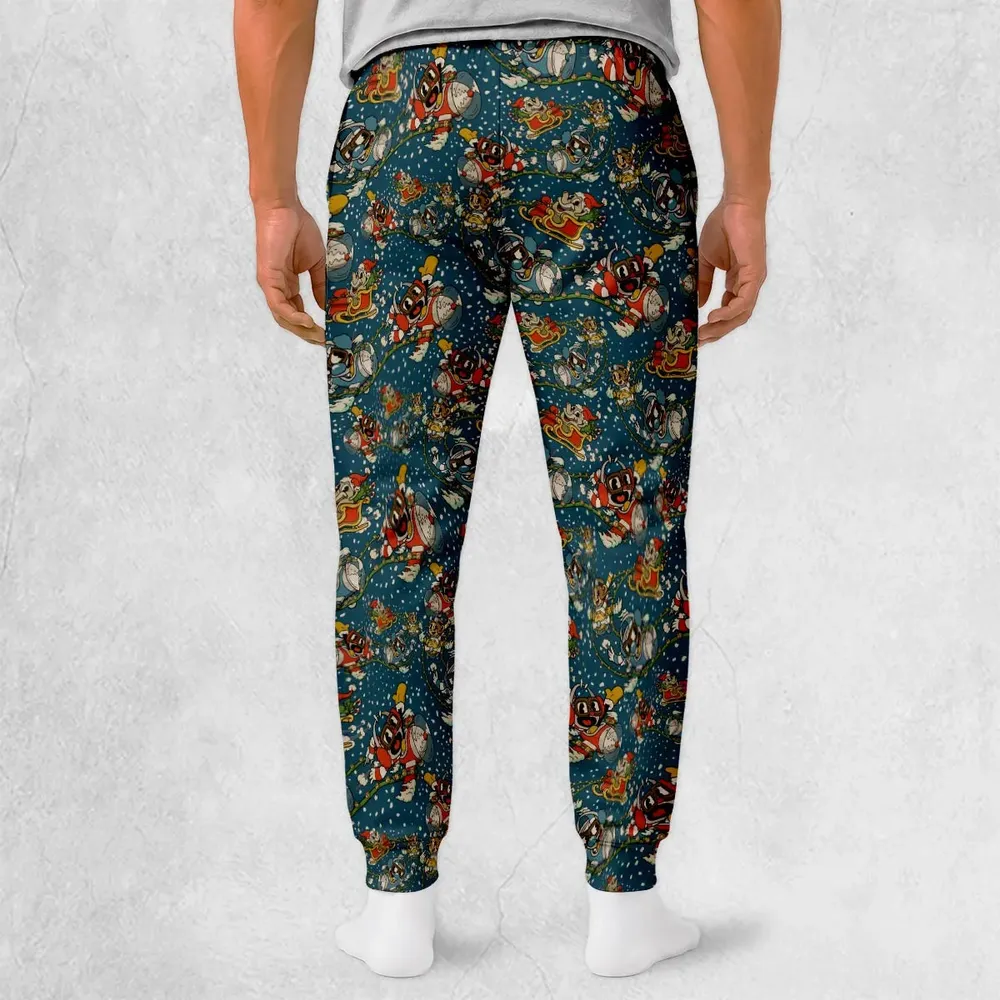 Holiday Gamer Cuphead Sweatpants - 2