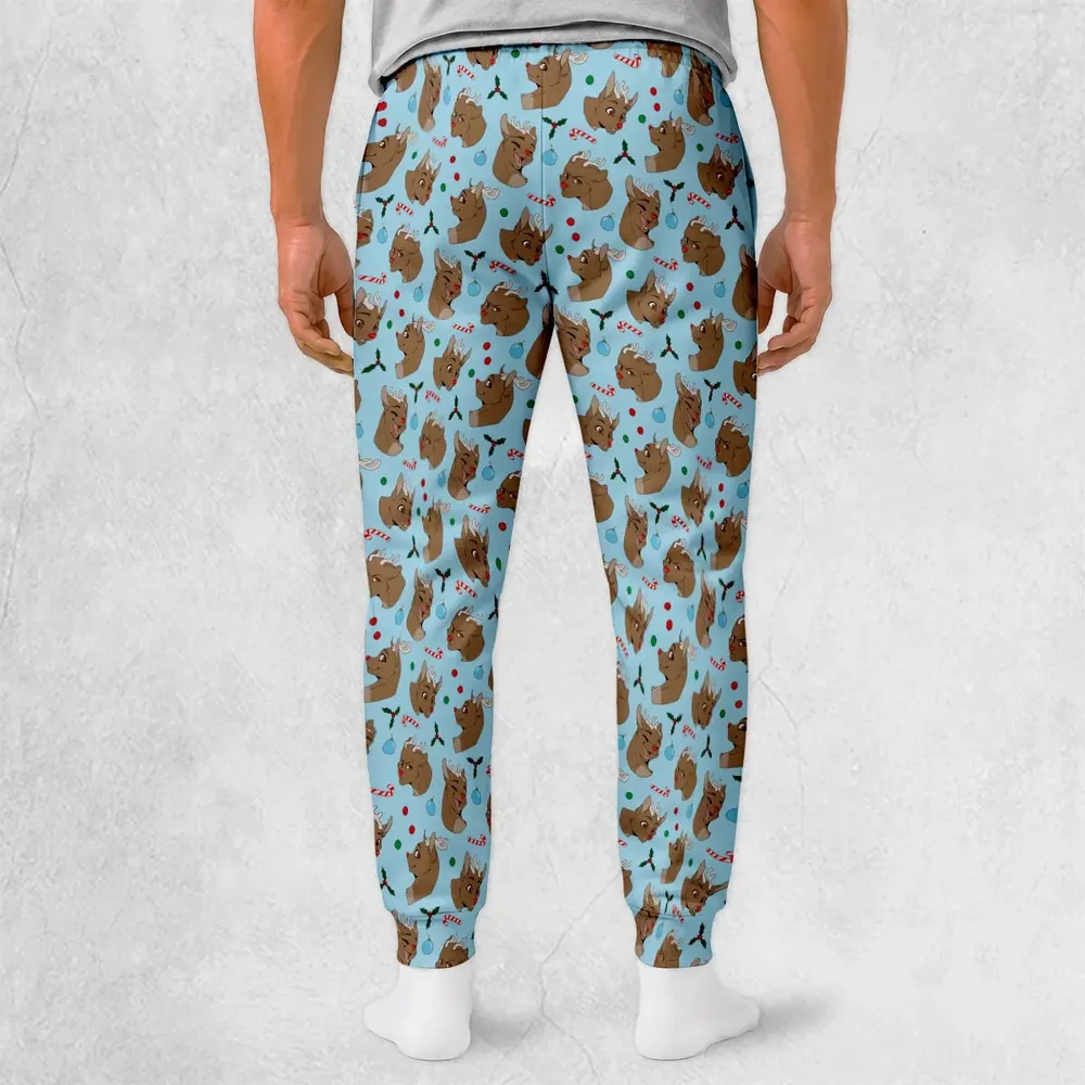 Rudolph Inspired Sweatpants - 2