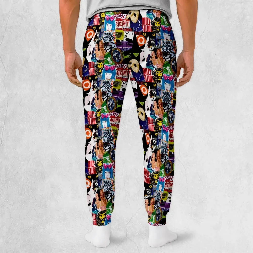 Broadway Musical Collage Sweatpants - 2
