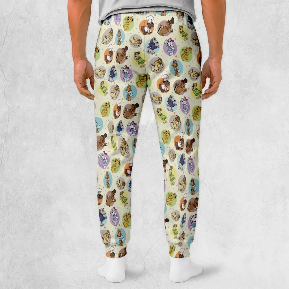 Puppy Characters Cartoon Sweatpants - 2