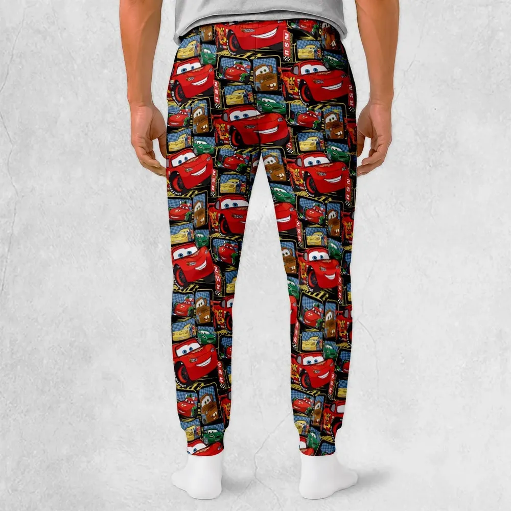 Cartoon Racing Car Sweatpants - 2