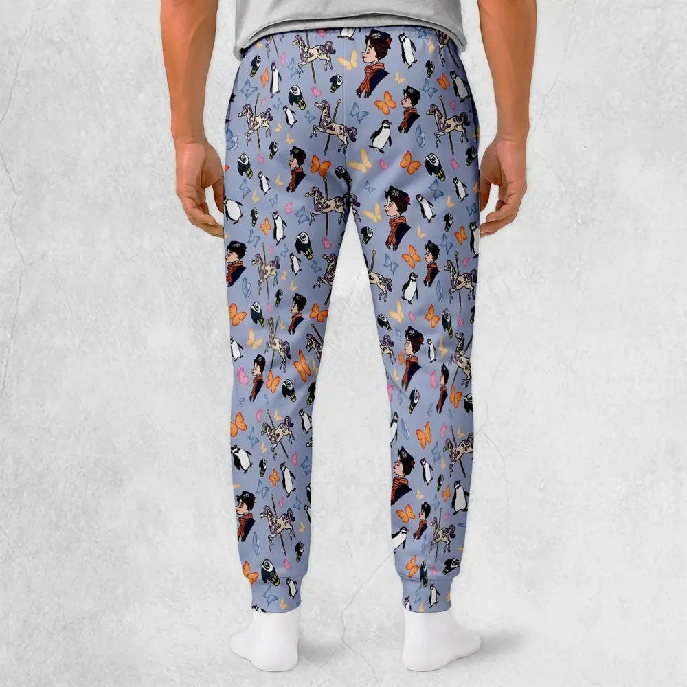 Mary Poppins pattern Sweatpants - 2