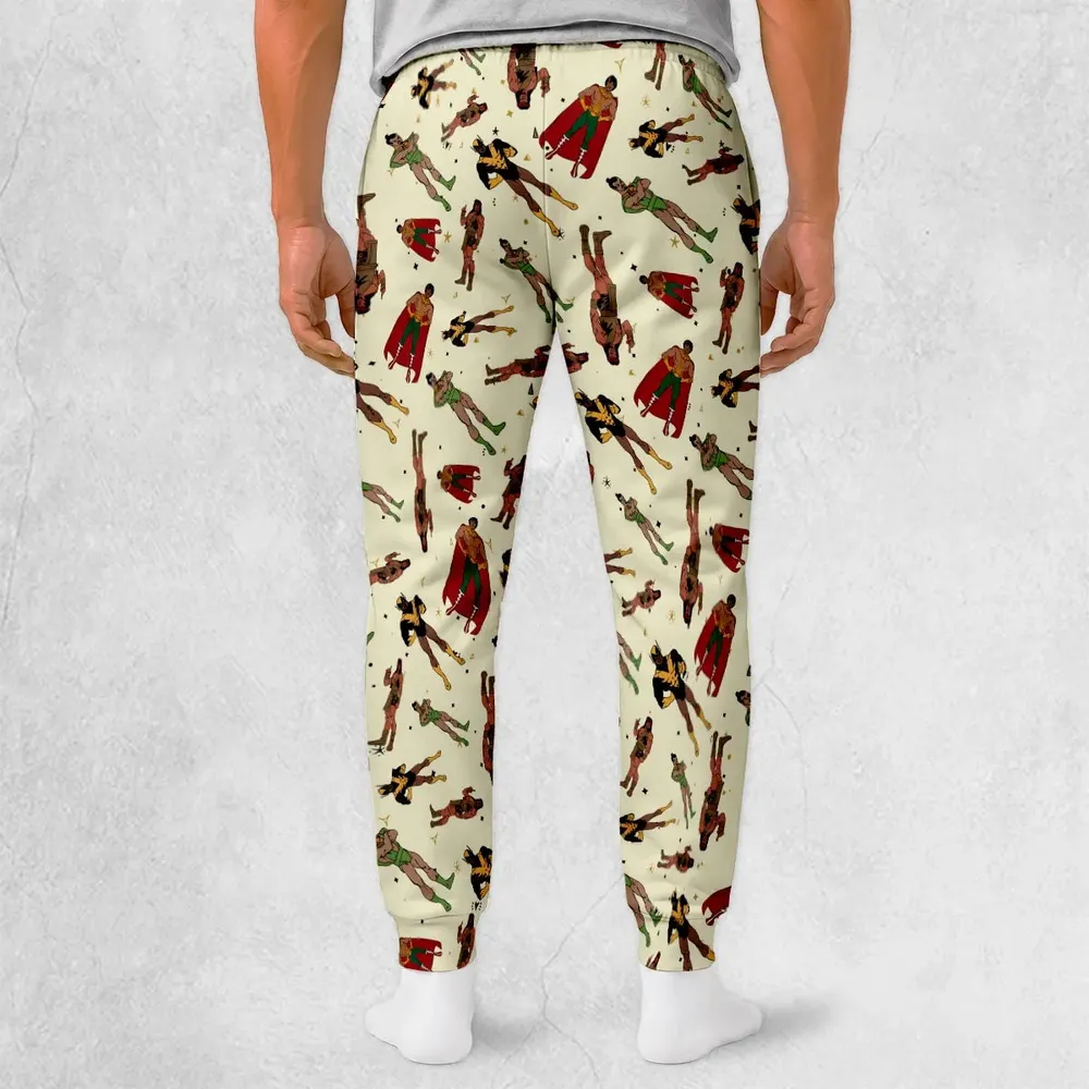 80's Justice League Sweatpants - 2