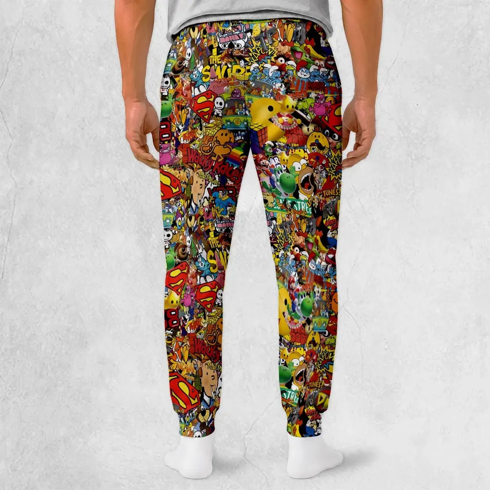 Nostalgia Trip 90s Cartoons Sweatpants - 2